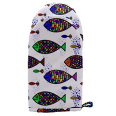 Fish Abstract Colorful Microwave Oven Glove by Maspions