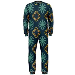 Flowers Pattern Design Abstract Onepiece Jumpsuit (men) by Maspions