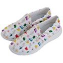 Snails Butterflies Pattern Seamless Women s Lightweight Slip Ons View2