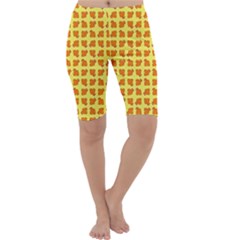 Pattern Shorts Watermelon Design Cropped Leggings  by Maspions