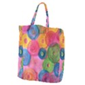 Colorful Abstract Patterns Giant Grocery Tote View1