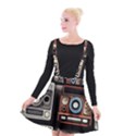 Retro Cameras Old Vintage Antique Technology Wallpaper Retrospective Suspender Skater Skirt View1