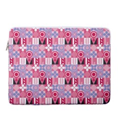 Scandinavian Abstract Pattern 16  Vertical Laptop Sleeve Case With Pocket