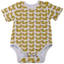 Little Bird Motif Pattern Wb Baby Short Sleeve Bodysuit View1