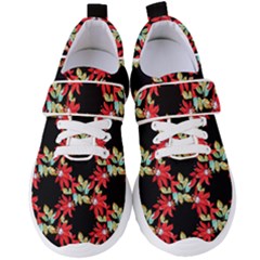 Floral Geometry Women s Velcro Strap Shoes by Sparkle