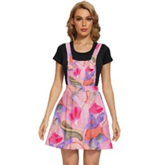 Pink Glowing Flowers Apron Dress by Sparkle