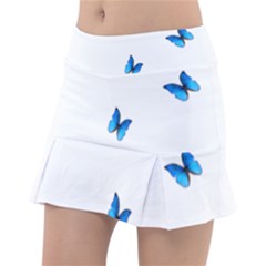 Butterfly-blue-phengaris Classic Tennis Skirt by saad11