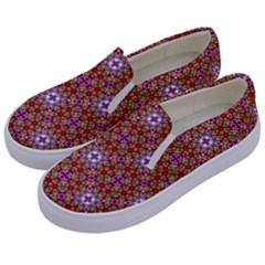 Illustrations Background Pattern Mandala Seamless Kids  Canvas Slip Ons by Maspions