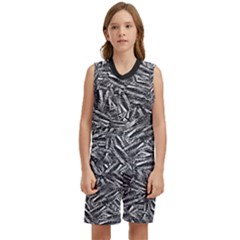 Monochrome Mirage Kids  Basketball Mesh Set by dflcprintsclothing