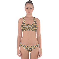 Flower 120424 Cross Back Hipster Bikini Set by zappwaits