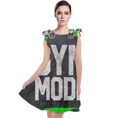 Gym Mode Tie Up Tunic Dress by Store67