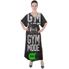 Gym Mode V-neck Boho Style Maxi Dress by Store67