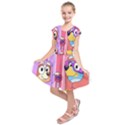 grannies bluey Kids  Short Sleeve Dress View1