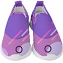 Colorful Labstract Wallpaper Theme Kids  Slip On Sneakers View1