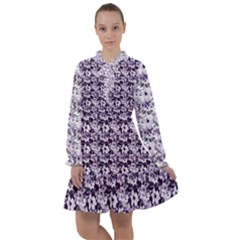 Purple Roses 1 Purple Roses All Frills Chiffon Dress by DinkovaArt