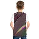 Texture Abstract Curve  Pattern Red Kids  Basketball Tank Top View2