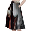 Melancholy Autumn A-Line Full Circle Midi Skirt With Pocket View2