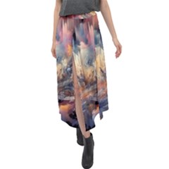 Fa1b89bd-d225-4e0a-b736-7b40b9a60316 Velour Split Maxi Skirt by RiverRootz