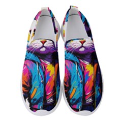 Wild Cat Women s Slip On Sneakers by Sosodesigns19