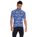 Sea Fish Blue Submarine Animals Patteen Men s Short Sleeve Cycling Jersey View3