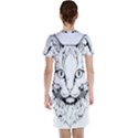 Cat - Artistic Paper Cut Short Sleeve Nightdress View2