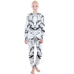 Cat - Artistic Paper Cut Women s Lounge Set by 2607694c