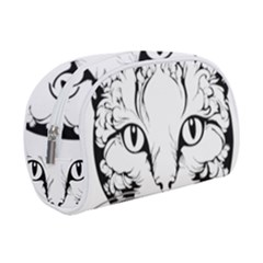 Cat - Artistic Paper Cut Make Up Case (small) by 2607694c