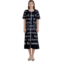 Galatians 5 Women s Cotton Short Sleeve Nightgown by RiverRootz