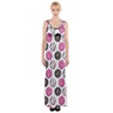 Pattern Seamless Design Decorative Thigh Split Maxi Dress View1