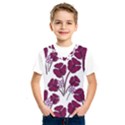 Flowers Pattern Background Nature Kids  Basketball Tank Top View1