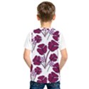 Flowers Pattern Background Nature Kids  Basketball Tank Top View2