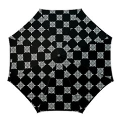 Floral Pattern Repeat Seamless Golf Umbrellas by Proyonanggan