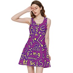 Background Doodles Math Inside Out Racerback Dress by Bedest