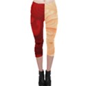 Lachs Kl Rotweissschwarz Kl Capri Leggings  View1