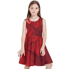 Lachs Kl Rotweissschwarz Kl Kids  Skater Dress by 2607694c