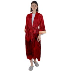 Lachs Kl Rotweissschwarz Kl Maxi Satin Kimono by 2607694c