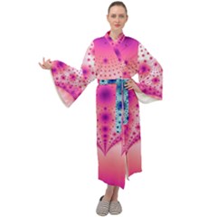 Pattern Maxi Velvet Kimono by 2607694c