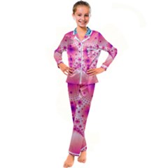 Pattern Kids  Satin Long Sleeve Pajamas Set by 2607694c