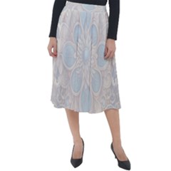 Pattern 1 Muster 7 Classic Velour Midi Skirt  by 2607694c