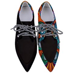 Schwarz Bunt Pointed Oxford Shoes by 2607694c