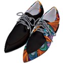 Schwarz bunt Pointed Oxford Shoes View2