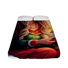 Christmas Greetings Fitted Sheet (full/ Double Size) by 2607694c