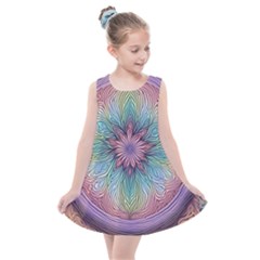 Orange3 Pattern 4 Kids  Summer Dress by 2607694c