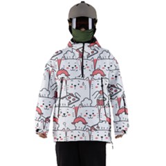 Cute Cat Chef Cooking Seamless Pattern Cartoon Men s Ski And Snowboard Waterproof Breathable Jacket by Bedest