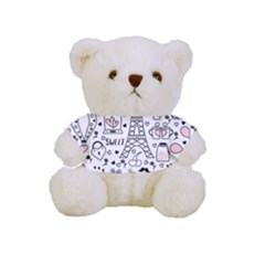 Big Collection With Hand Drawn Objects Valentines Day Full Print Cuddly Teddy Bear by Bedest