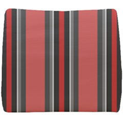 Dunkelrot4 Rosa Grau Streifen Dunkelrot3 Seat Cushion by 2607694c