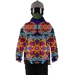 Lila Floral Blume Men s Ski And Snowboard Waterproof Breathable Jacket by 2607694c