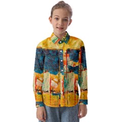 Wall Art Kids  Long Sleeve Shirt by Azkajaya