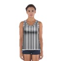 Barcode Pattern Sport Tank Top  View1