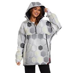 Honeycomb Pattern Women s Ski And Snowboard Waterproof Breathable Jacket by Ket1n9